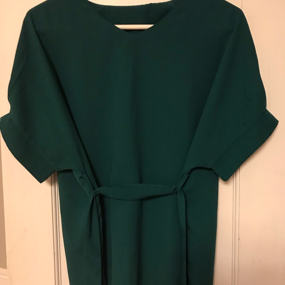 Green blouse